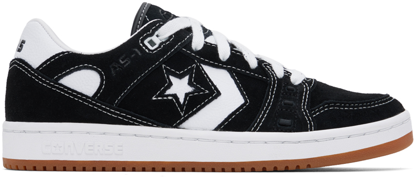 Converse Black Cons As-1 Pro Suede Sneakers In Black/white/gum