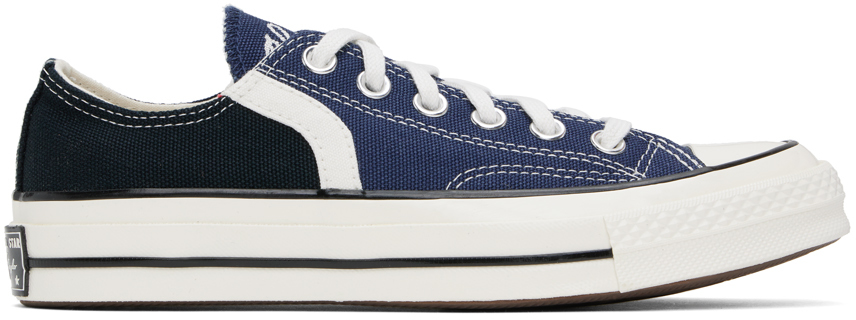 Navy Chuck 70 Archival Stripes Low Top Sneakers