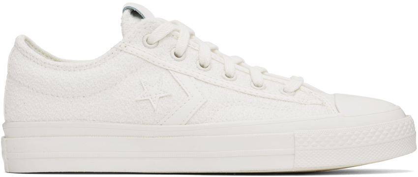 White Star Player 76 Monochrome Low Top Sneakers