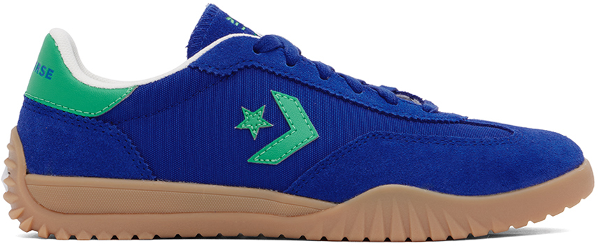 Blue & Green Run Star Trainer Low Top Sneakers