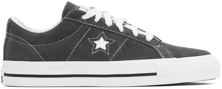 One star converse grey best sale