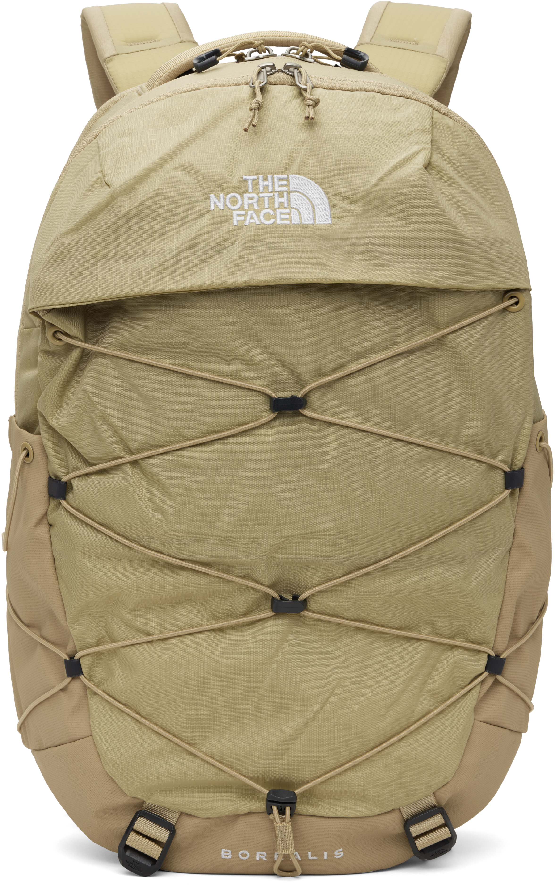 The North Face Beige Borealis Backpack In Lk5 Khaki Stone