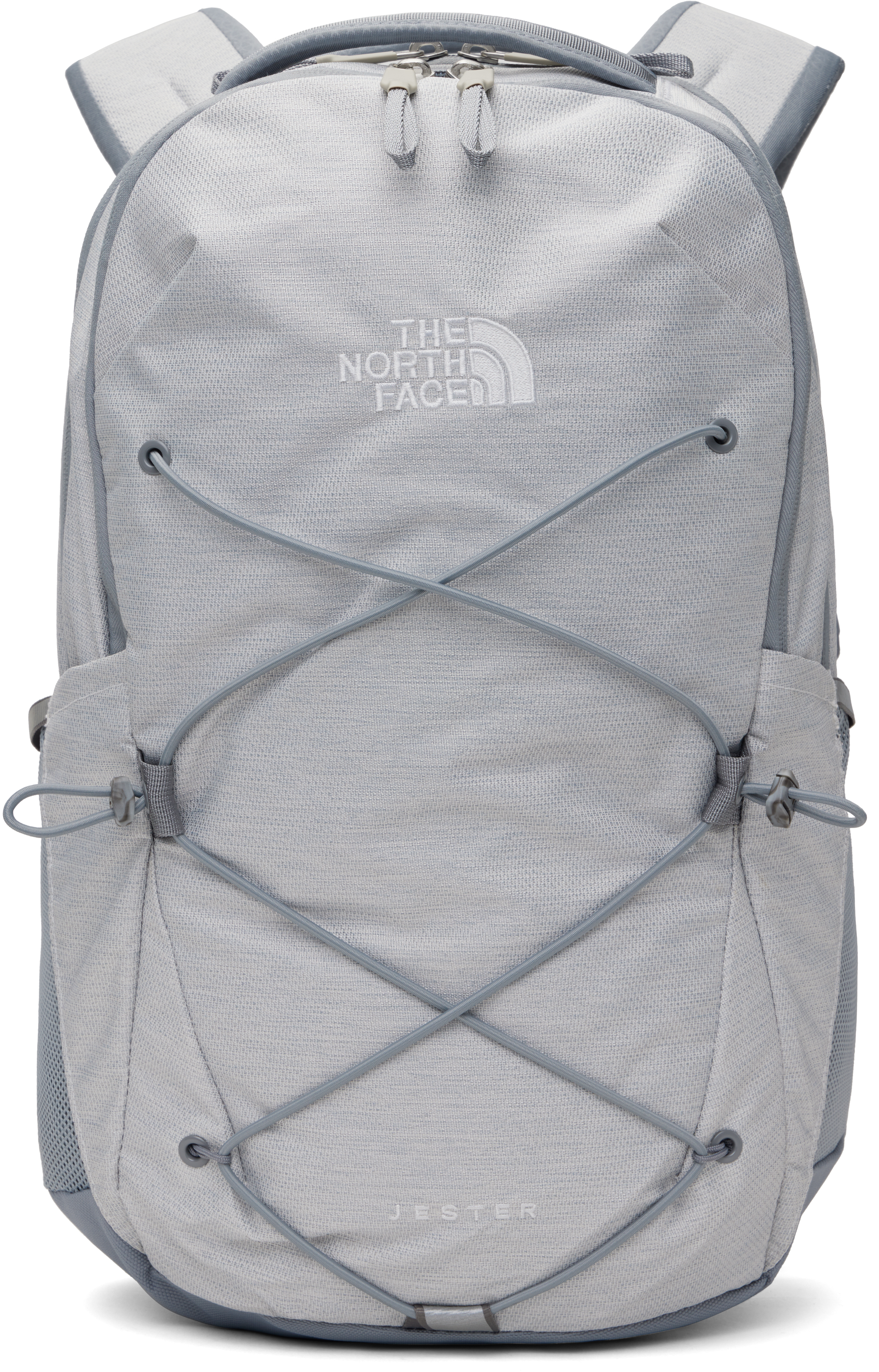 The North Face Gray Jester Backpack In 54c Tnf White Metall