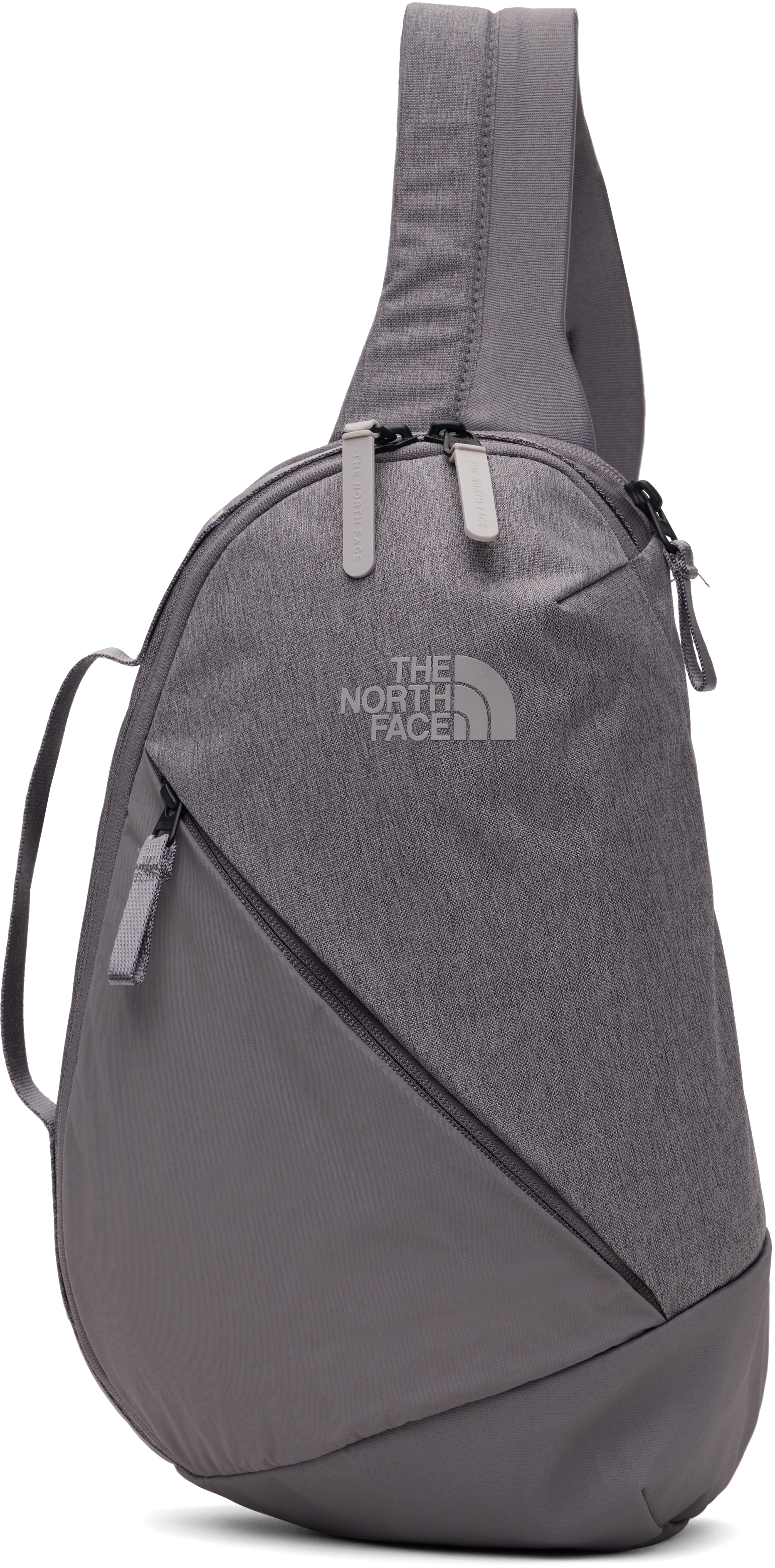 The North Face Gray Isabella Sling Backpack In 0ot Lunar Stone Dark