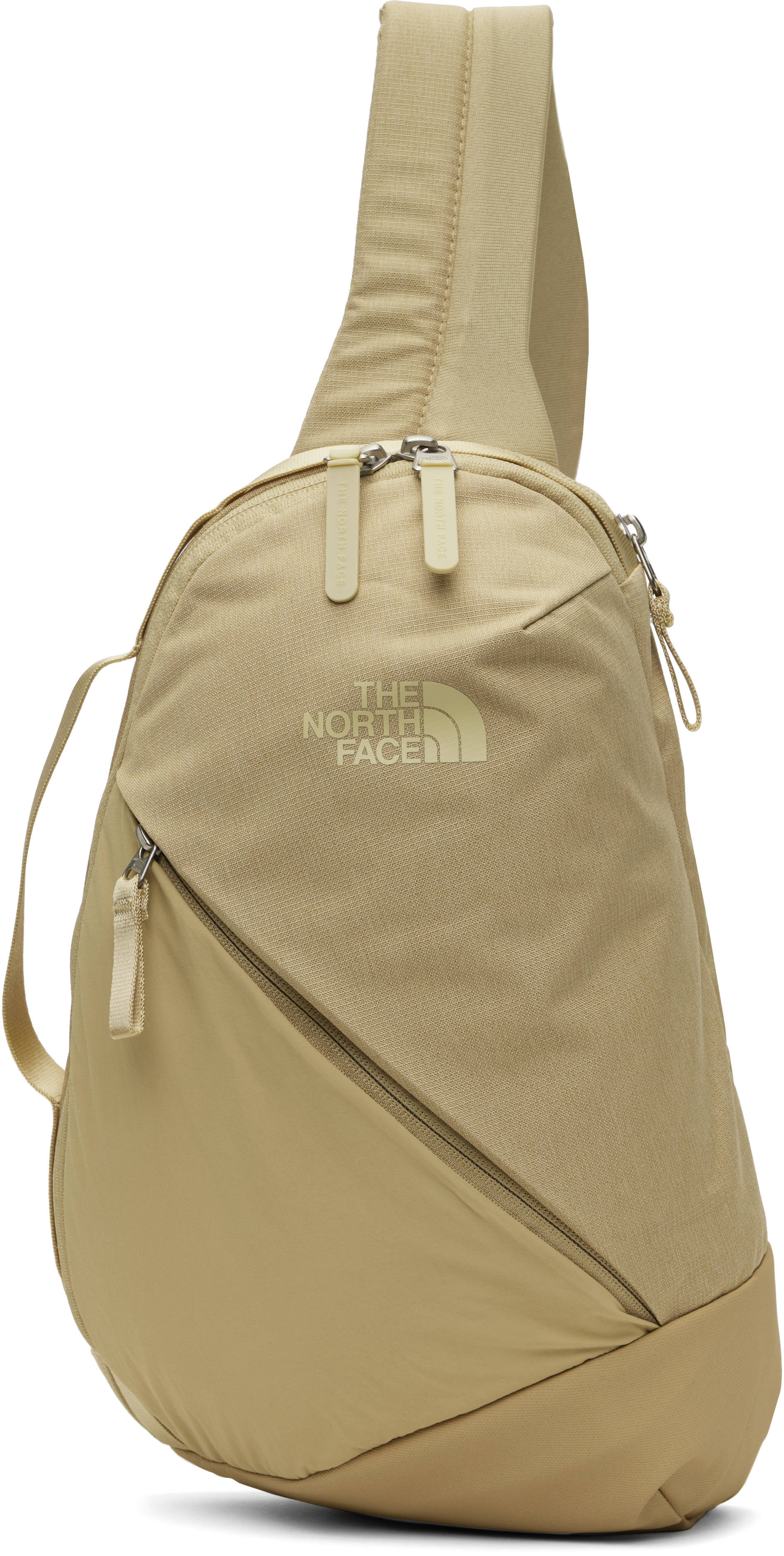 The North Face Beige Isabelle Sling Backpack In 0os Khaki Stone Dark