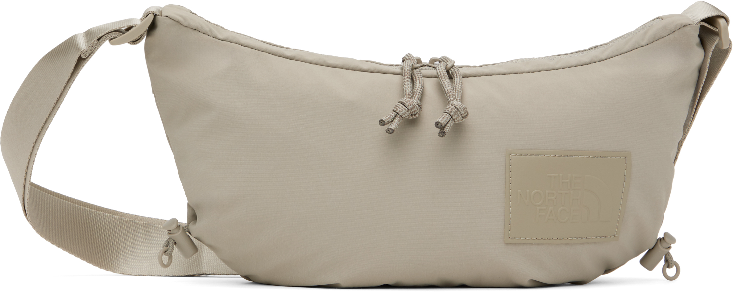 Shop The North Face Taupe Never Stop Cross Body Bag In 1i4 Clay Grey