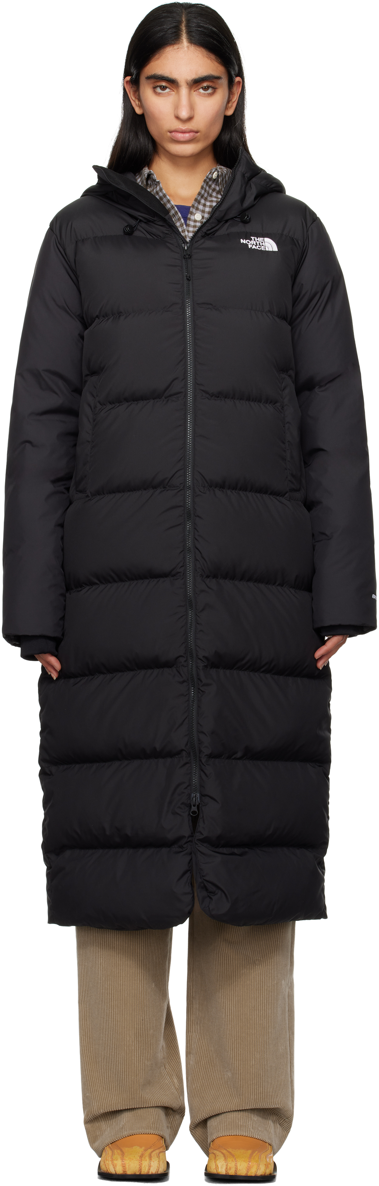 The North Face Black Triple C Down Parka In 4h0 Tnf Black-npf