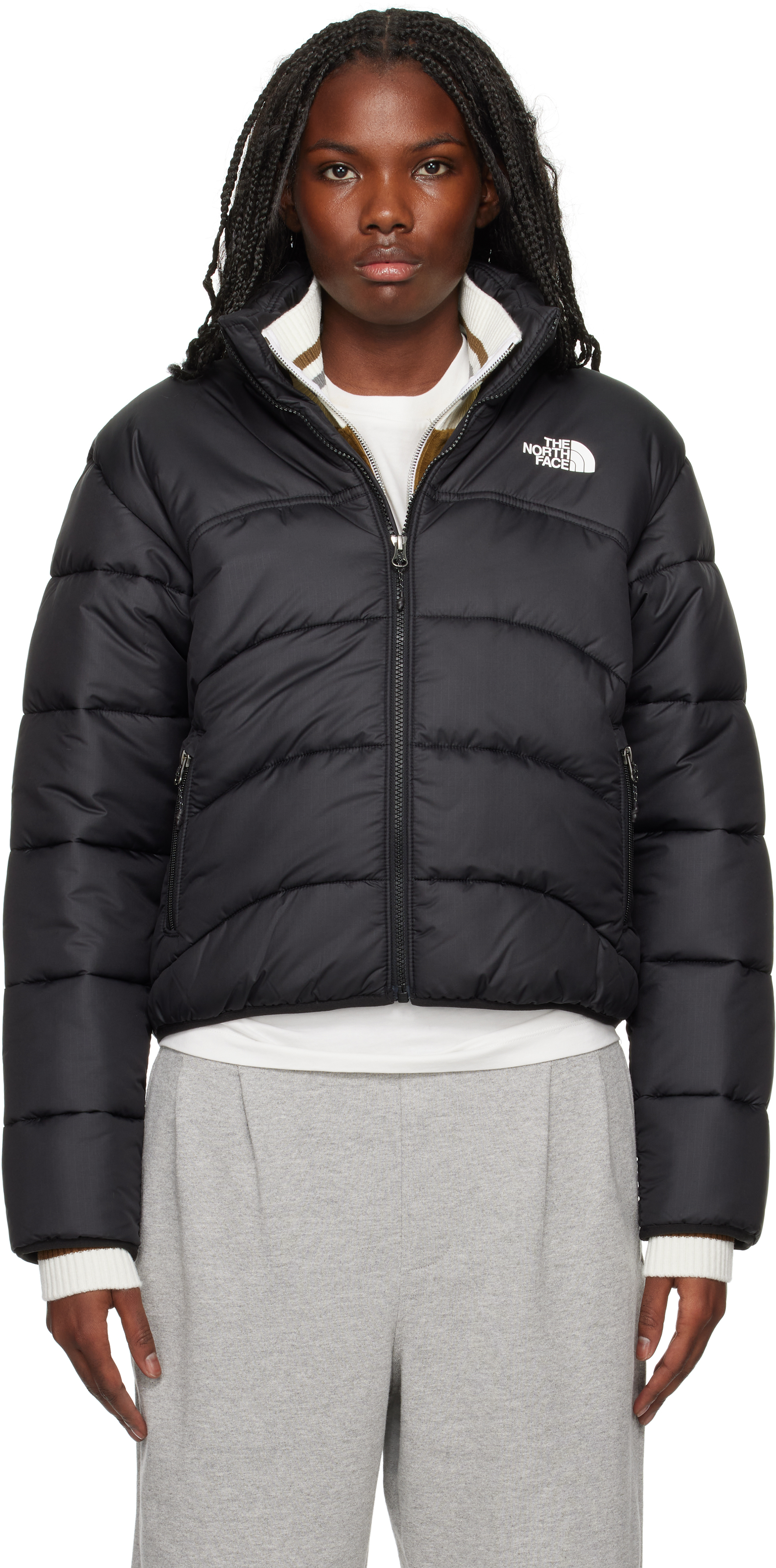 Shop The North Face Black 2000 Synthetic Puffer Jacket In Jk3 Tnf Black