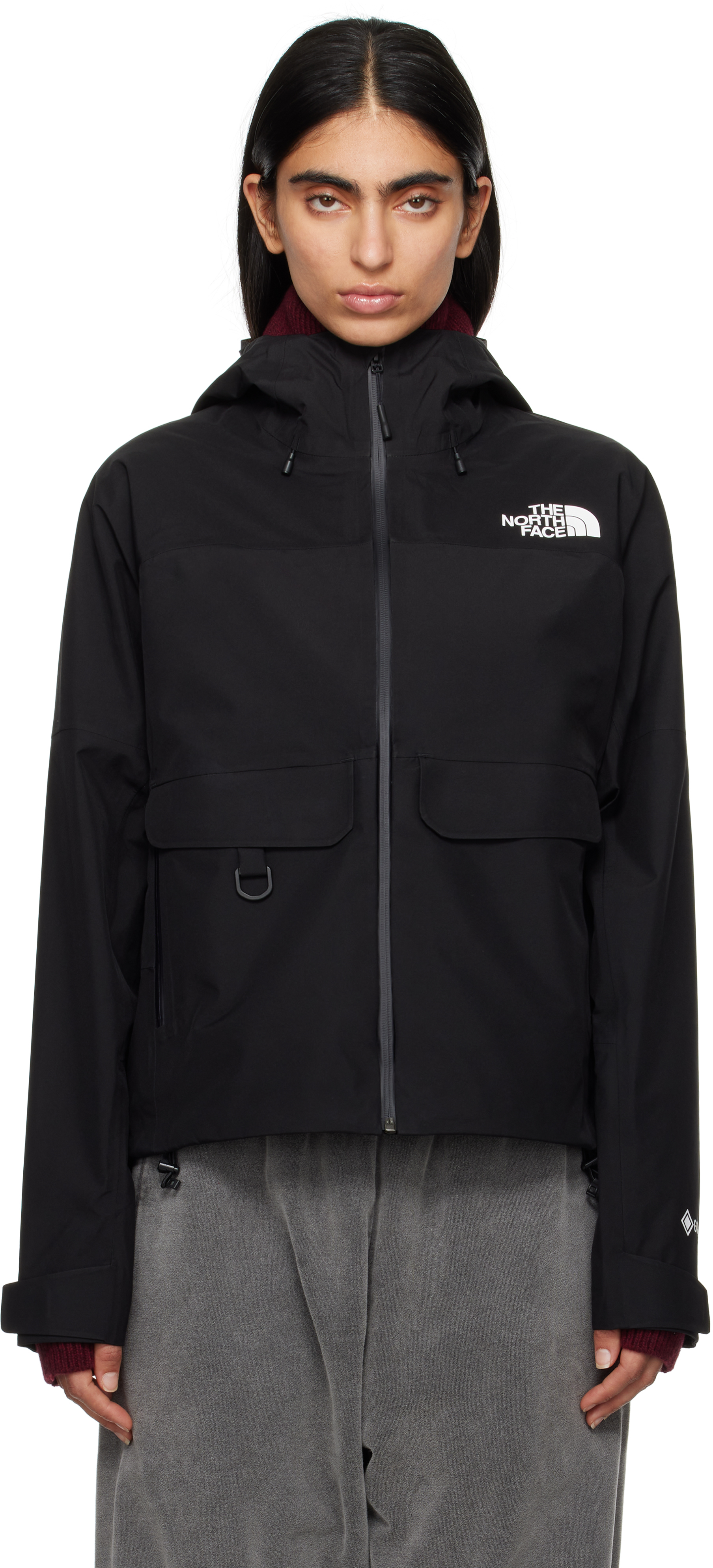 The North Face Black Devils Brook Gore-tex Jacket In Jk3 Tnf Black