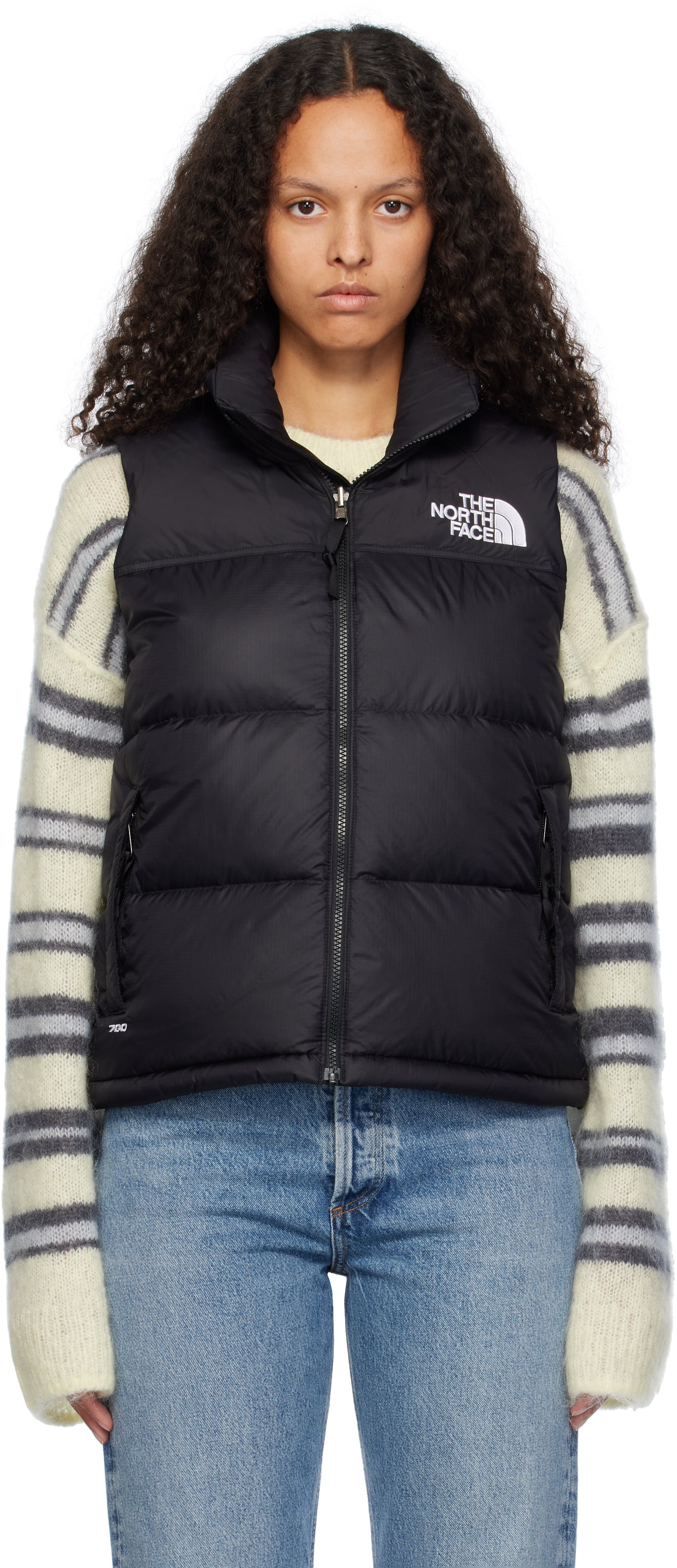 Shop The North Face Black 1996 Retro Nuptse Down Vest In Le4 Recycled Tnf Bla