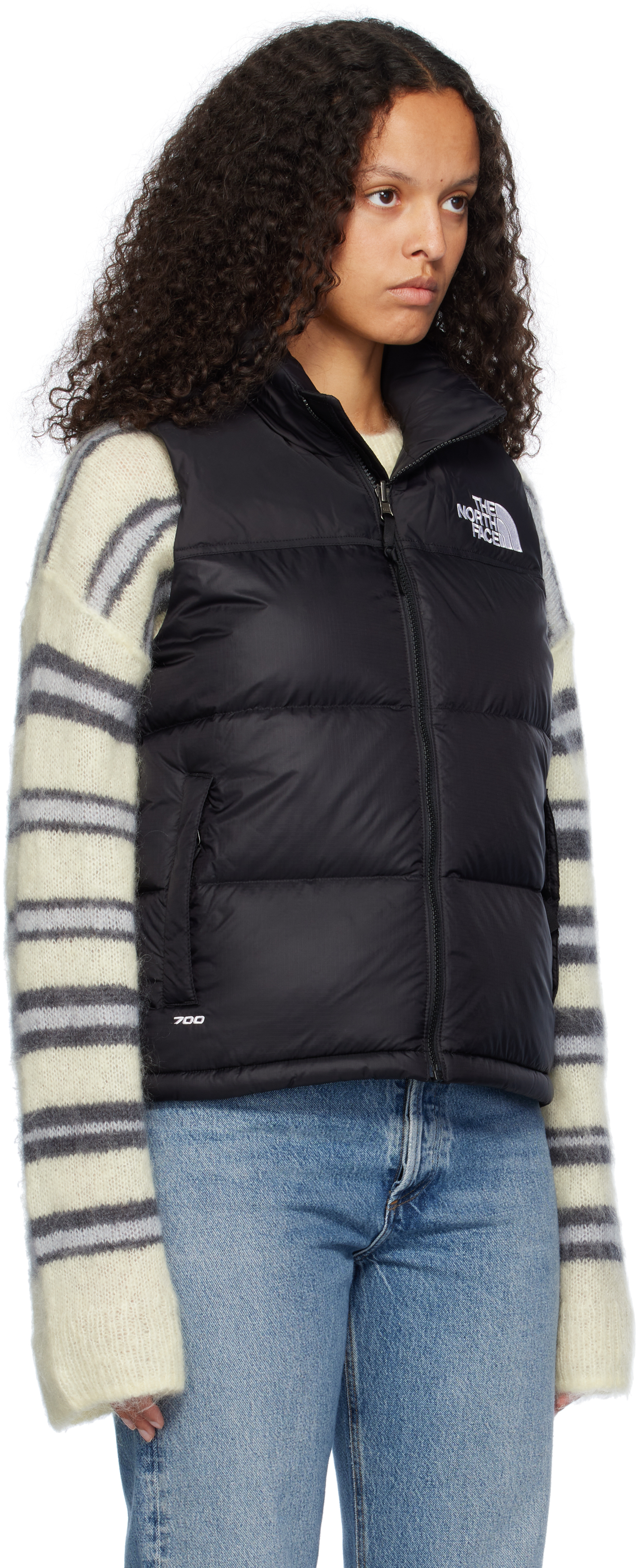 Shop The North Face Black 1996 Retro Nuptse Down Vest In Le4 Recycled Tnf Bla