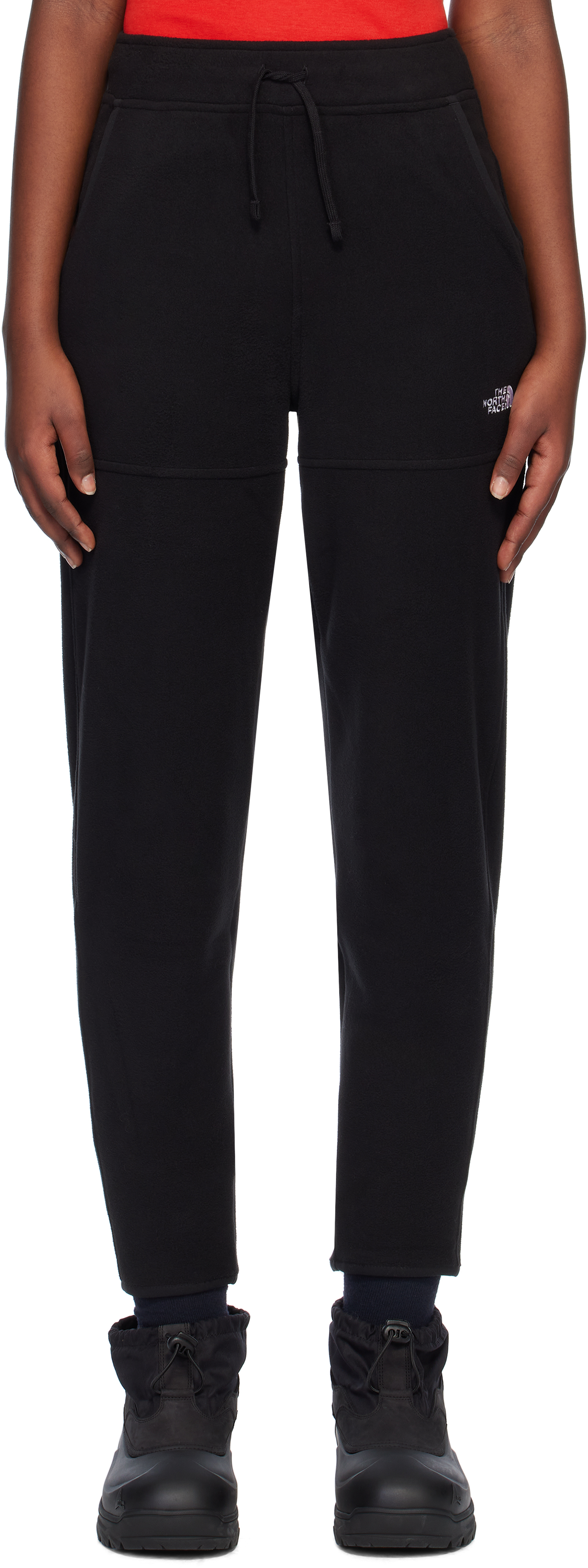 Black Glacier Fleece Lounge Pants