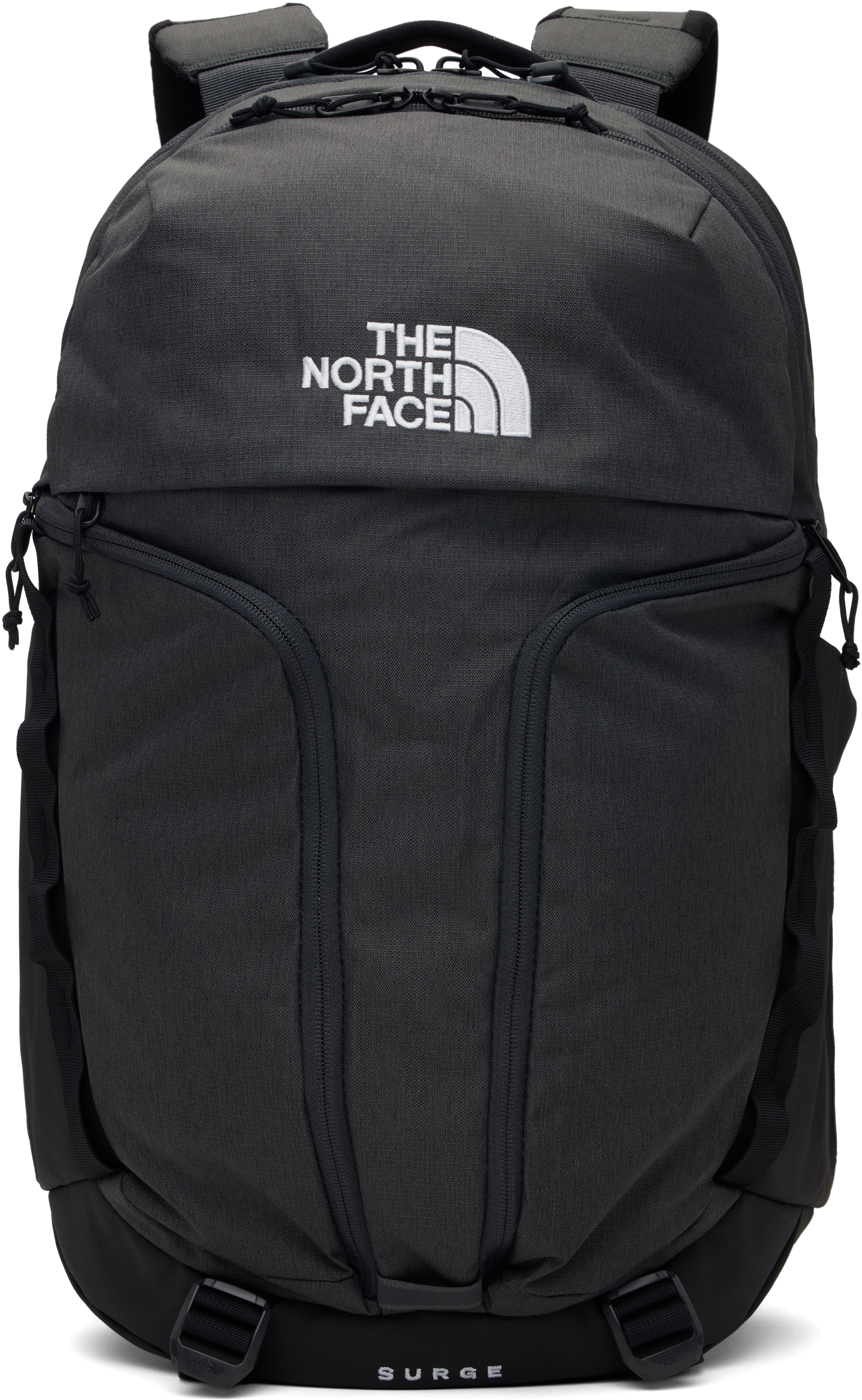 The North Face グレー＆ブラック Surge バックパック In Asph Gry/black 4jh