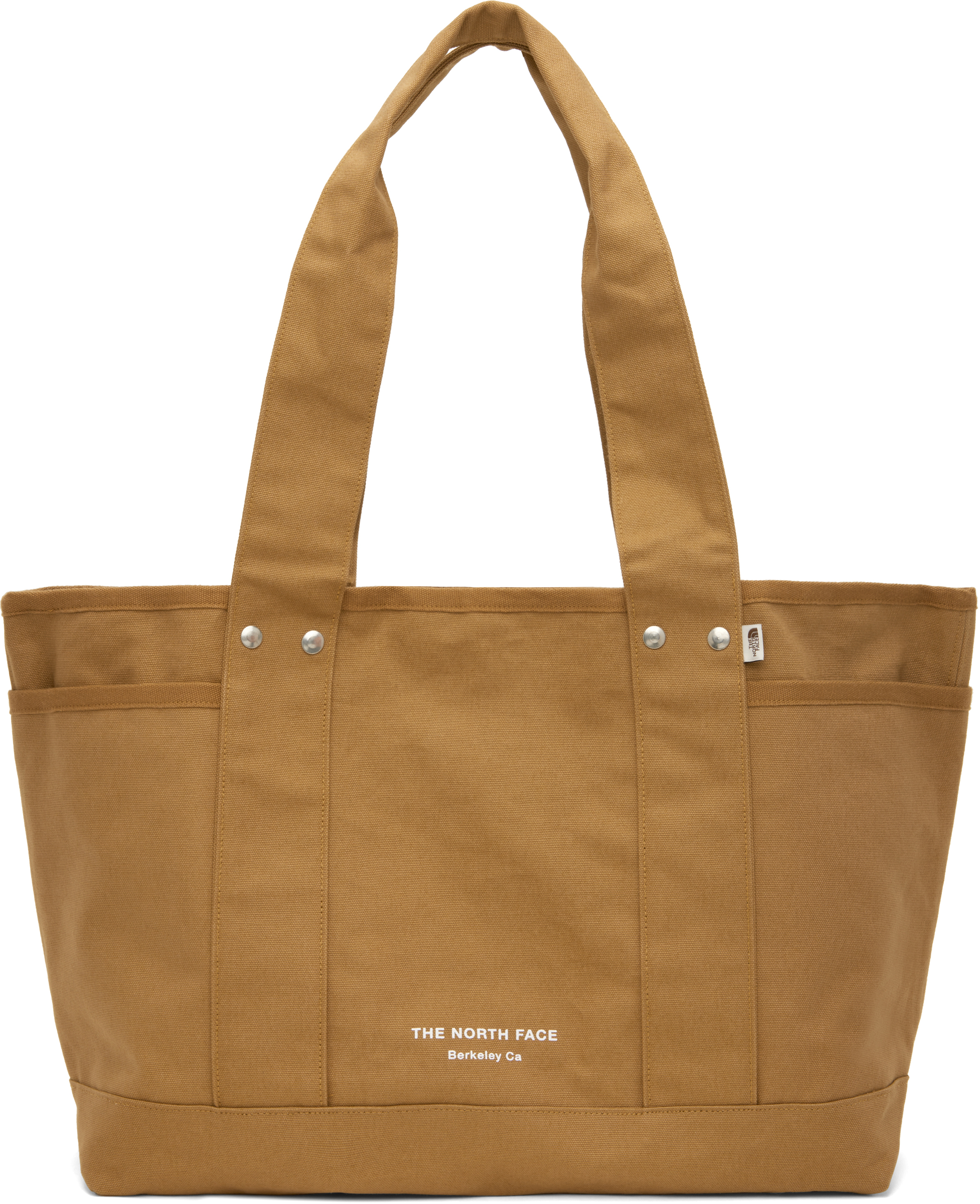 Shop The North Face Tan Circular Cotton Tote In Utility Brown 173