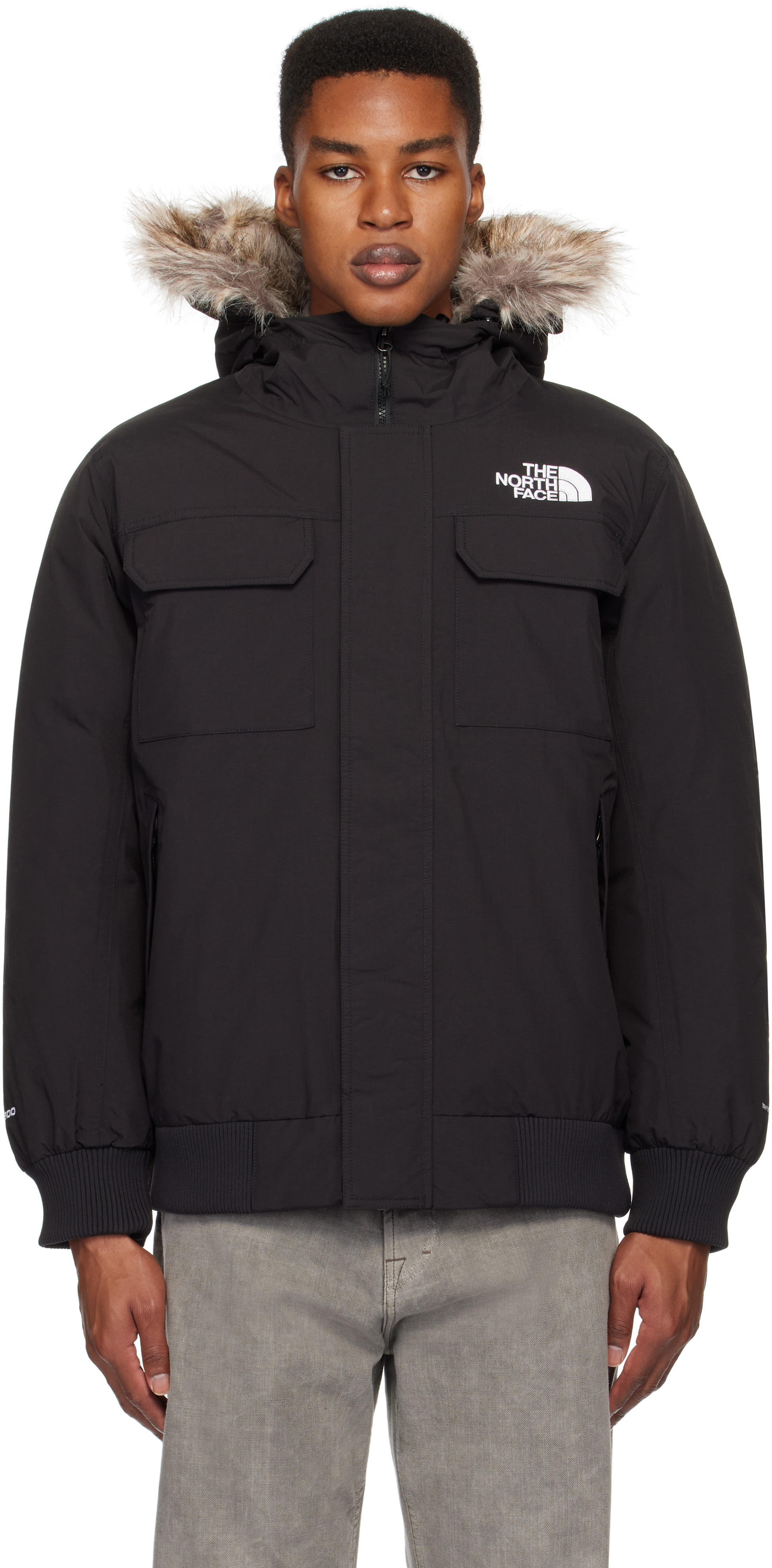 Black McMurdo Bomber Down Jacket