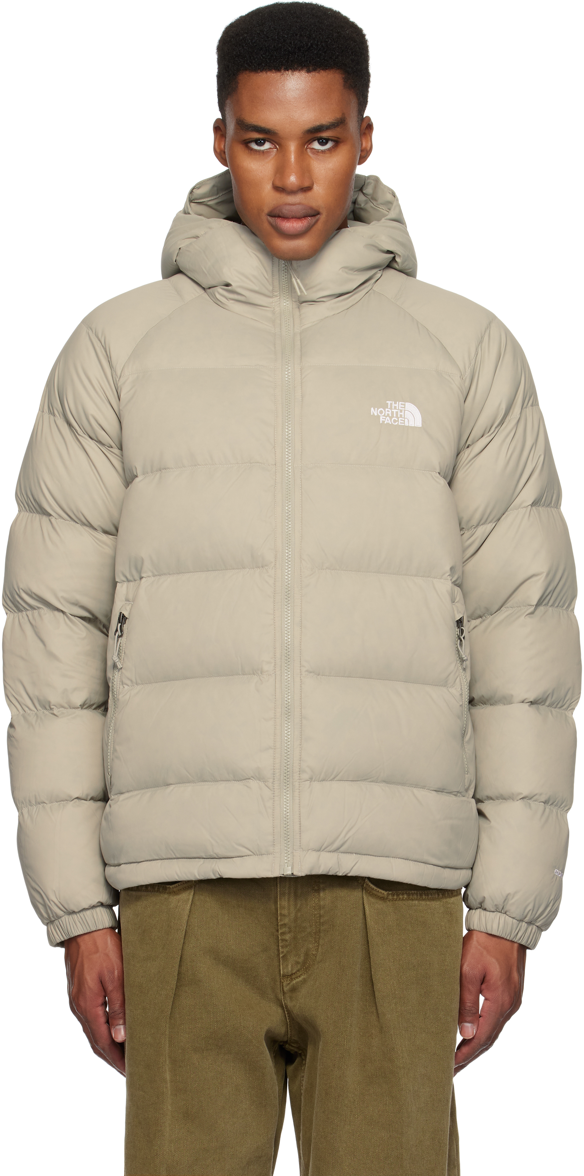 THE NORTH FACE TAUPE HYDRENALITE DOWN JACKET 