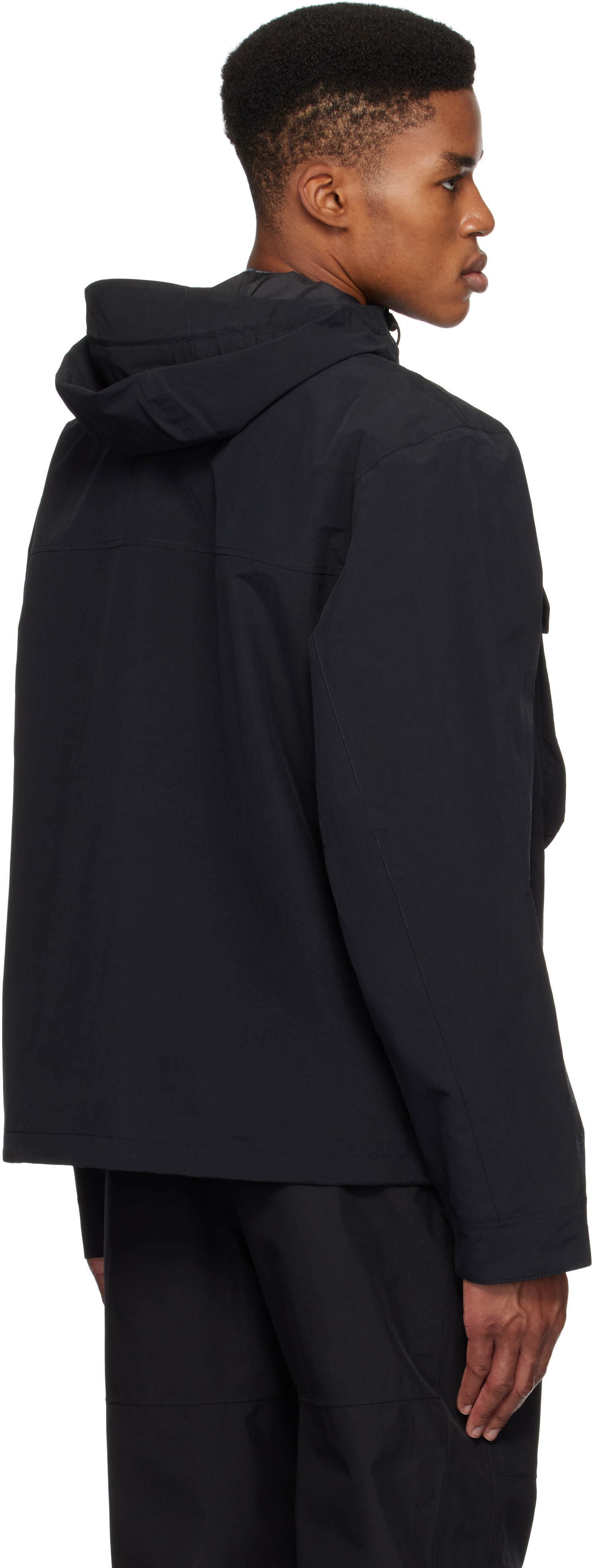 THE NORTH FACE BLACK M66 RIPSTOP RAIN JACKET 
