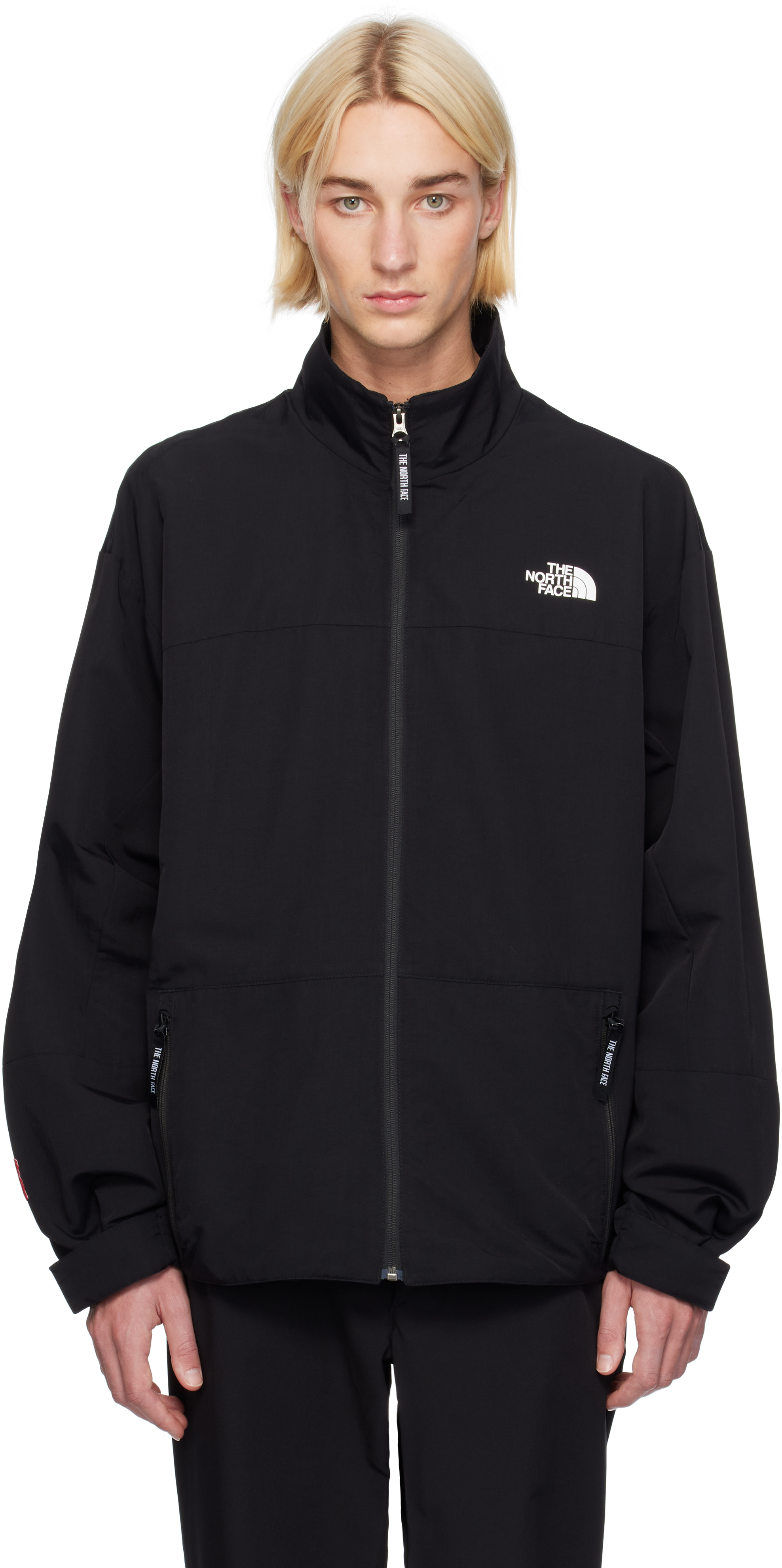 Shop The North Face Black Hmlyn Track Jacket In Tnf Black Jk3