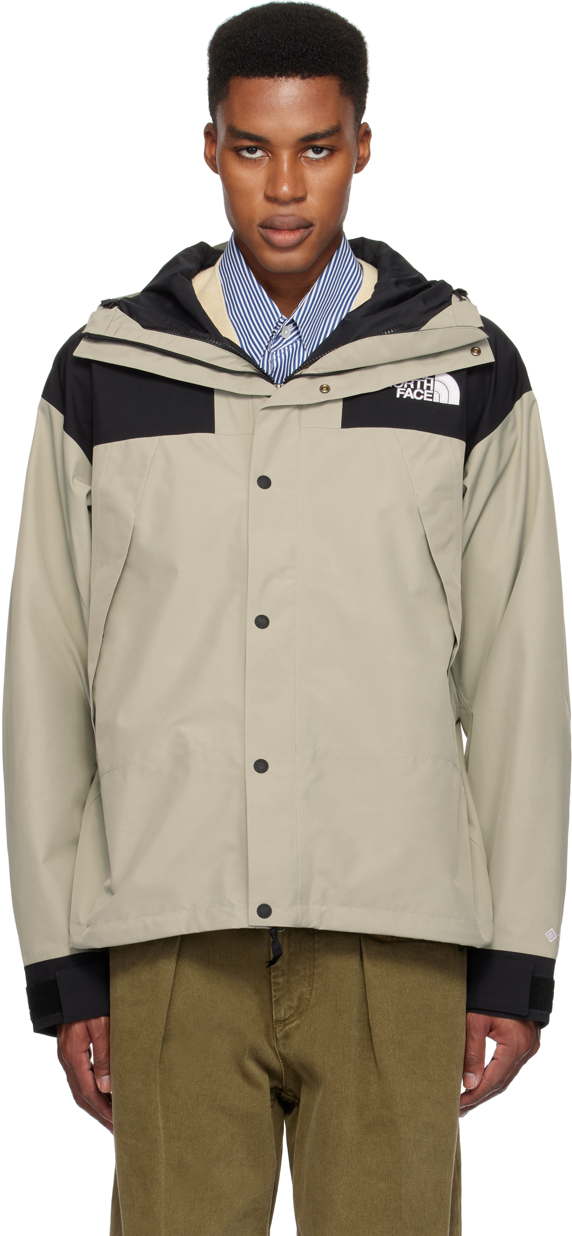 Beige GORE TEX Mountain Jacket by The North Face on Sale