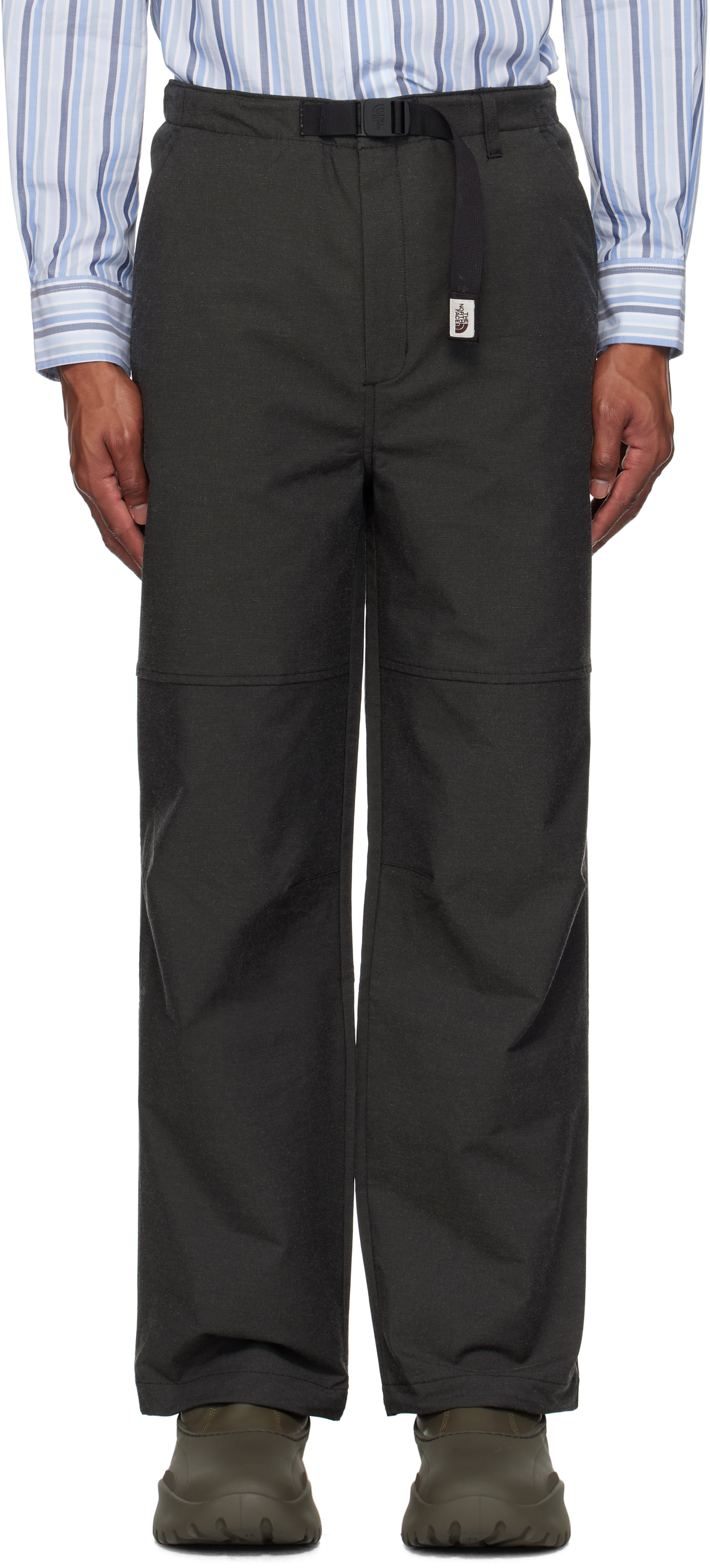 Black M66 Tek Twill Wide Leg Trousers