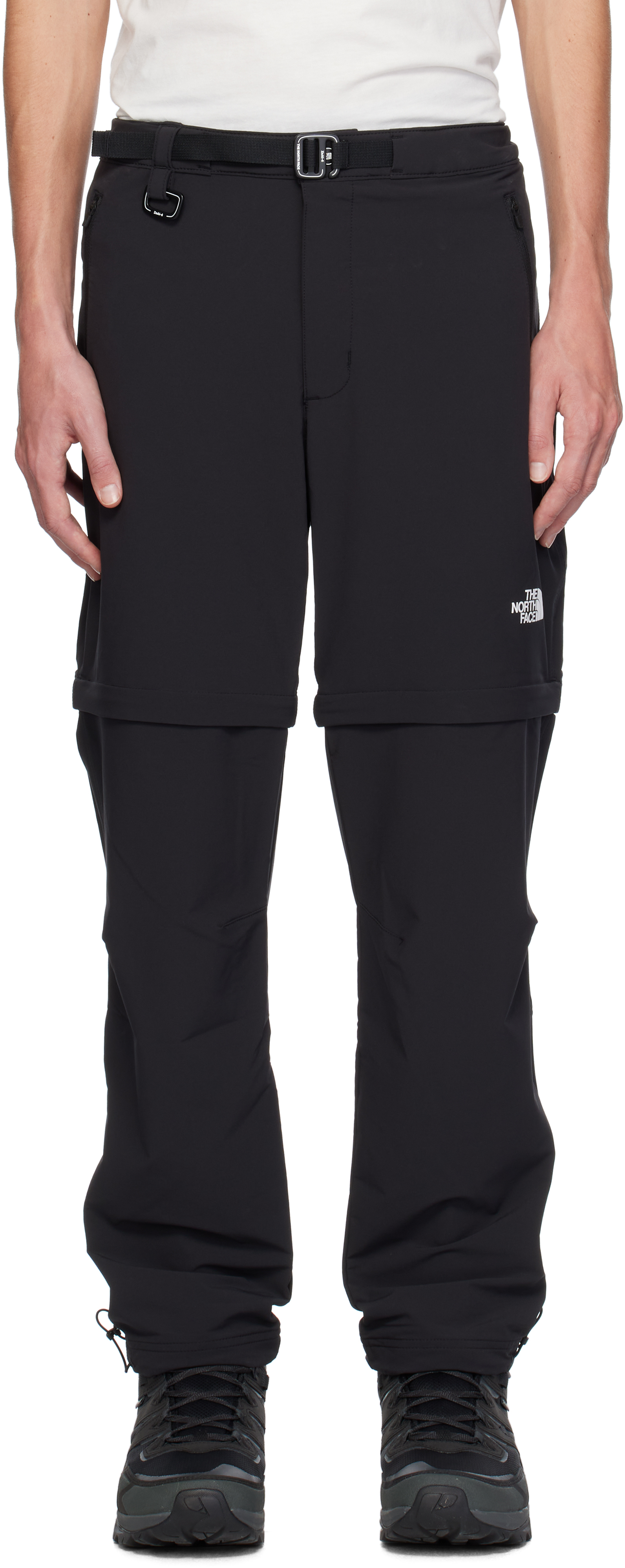 THE NORTH FACE BLACK PARAMOUNT PRO CONVERTIBLE TROUSERS 