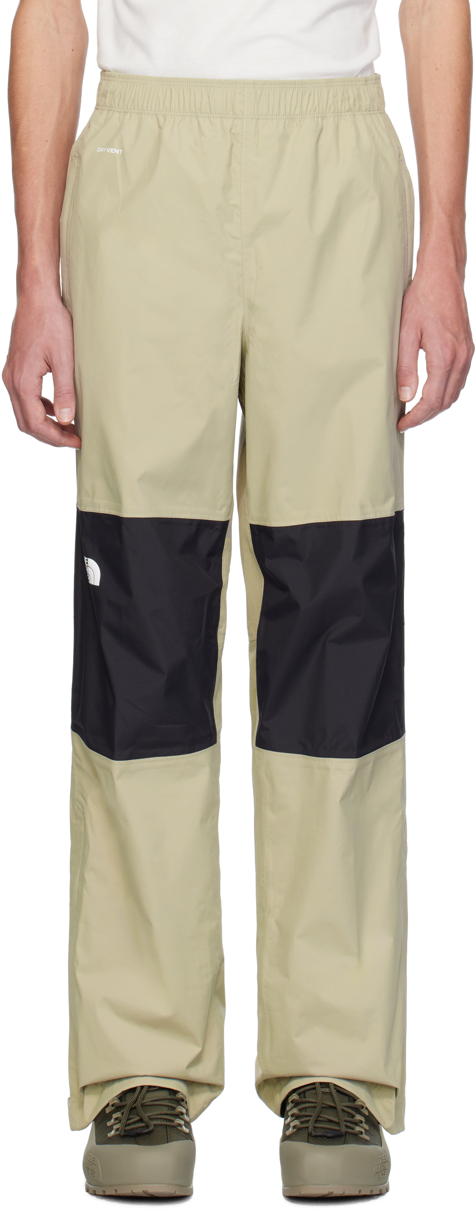 THE NORTH FACE KHAKI ANTORA RAIN TROUSERS 