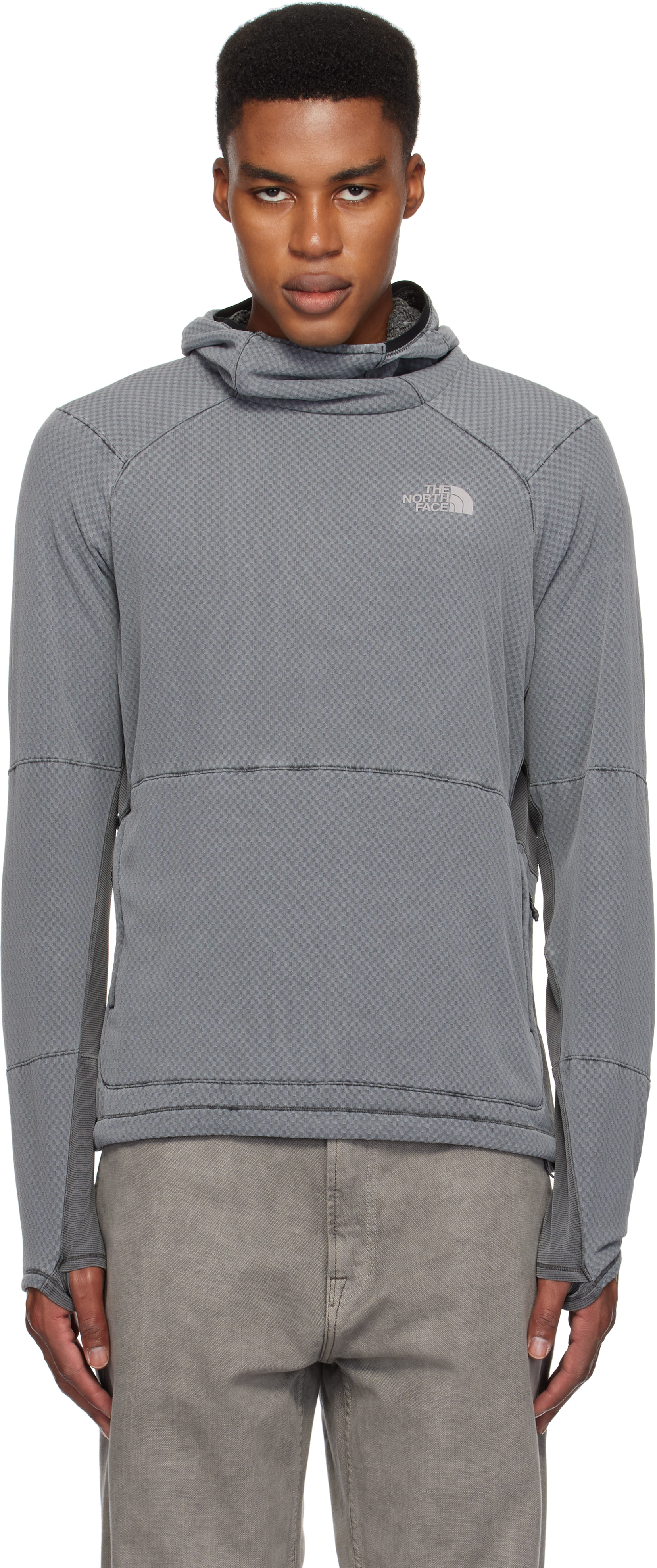 Gray Trailwear Garment Dye FUTUREFLEECE Hoodie