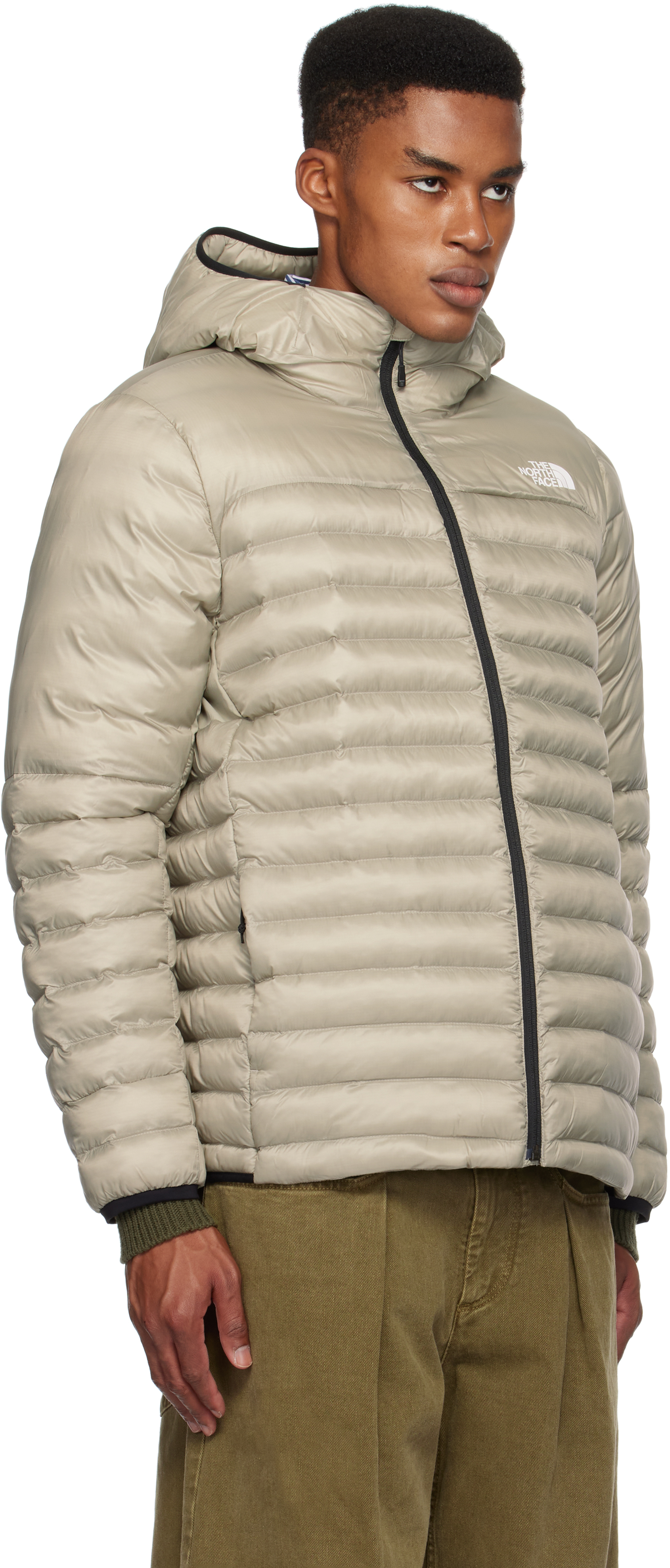 THE NORTH FACE BEIGE TERRA PEAK PUFFER JACKET