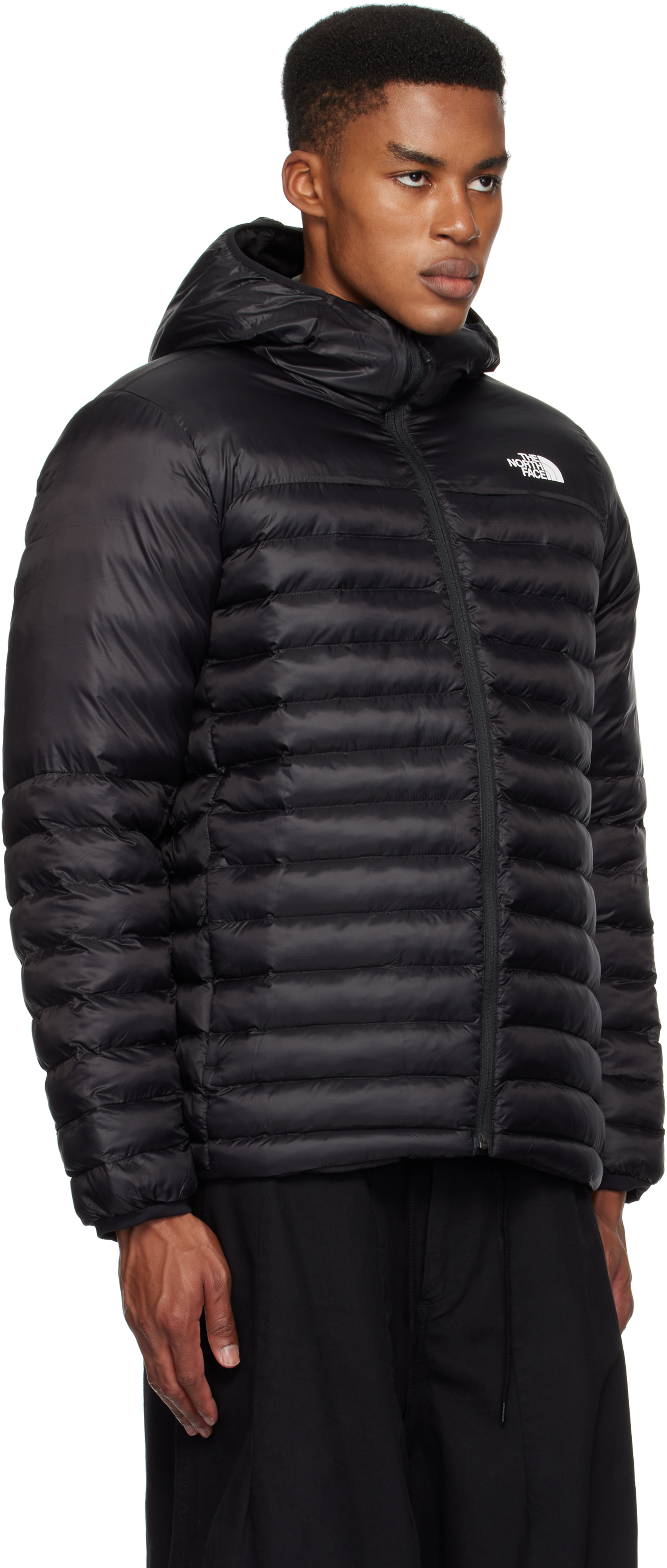 Shop The North Face Black Terra Peak Puffer Jacket In Tnf Black Jk3