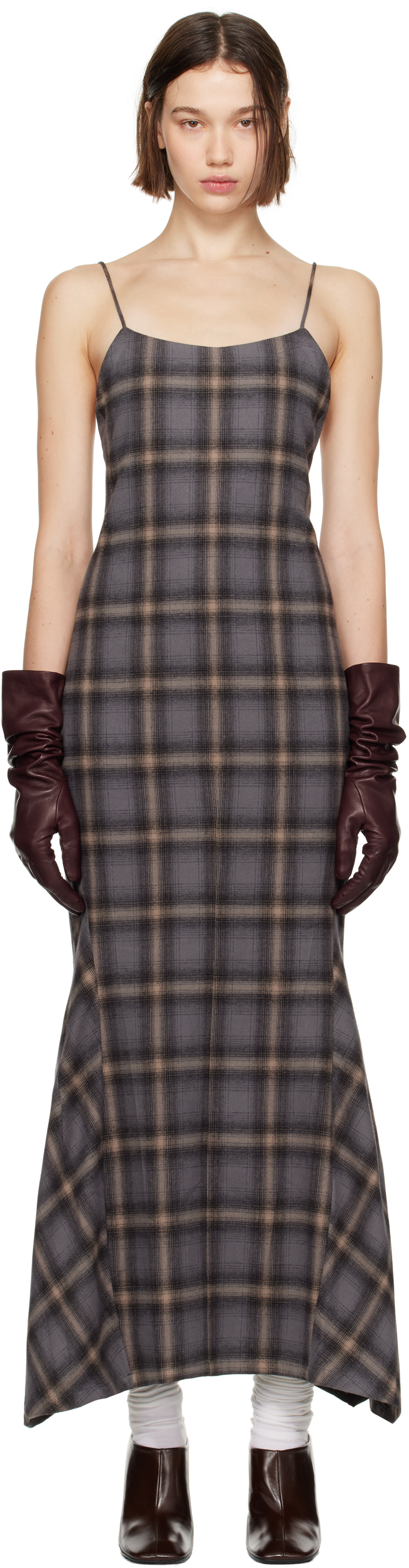 【送料&関税込】Our Legacy Naiad Dress OUR LEGACY Naiad Maxi Dress | Brown | FARFETCH CA