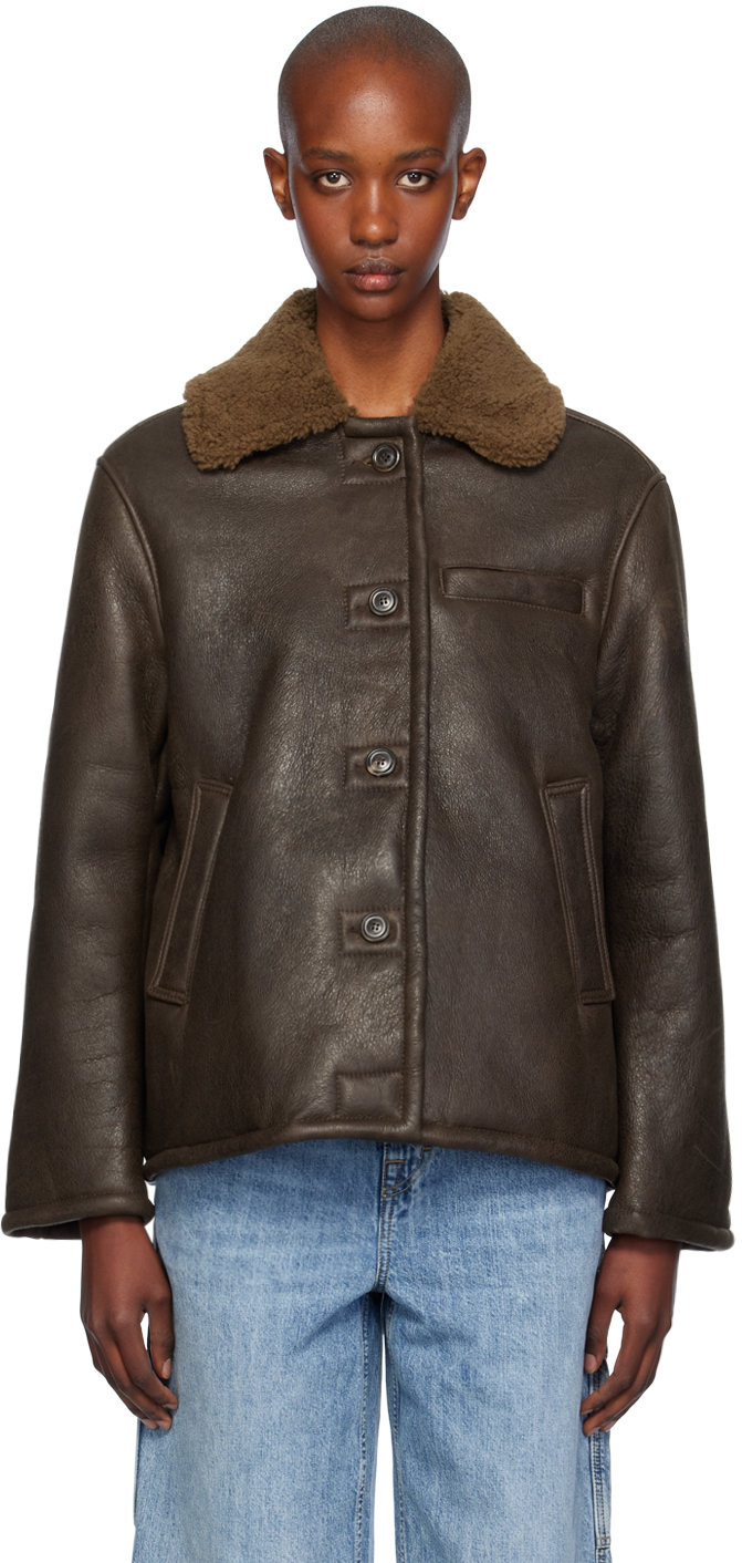 Brown Alaska Leather Jacket