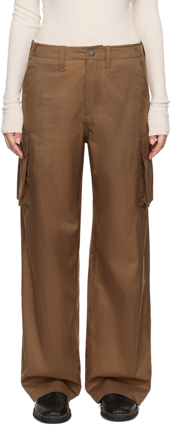 Shop Our Legacy Brown Mount Cargo Pants In Golden Brown