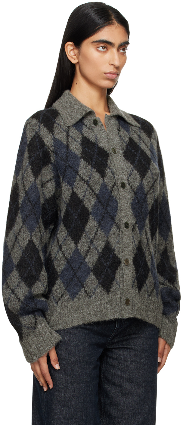 OUR LEGACY GRAY EVENING CARDIGAN