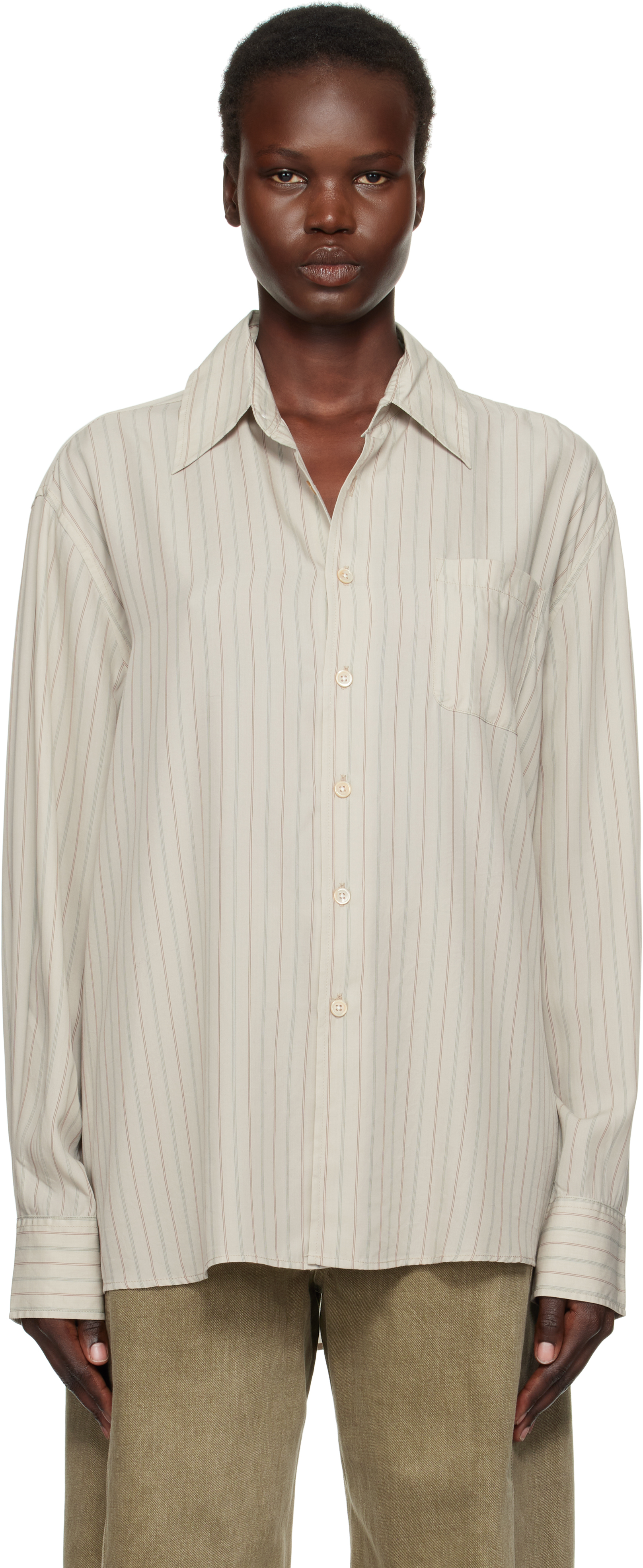 OUR LEGACY: Gray Above Shirt | SSENSE