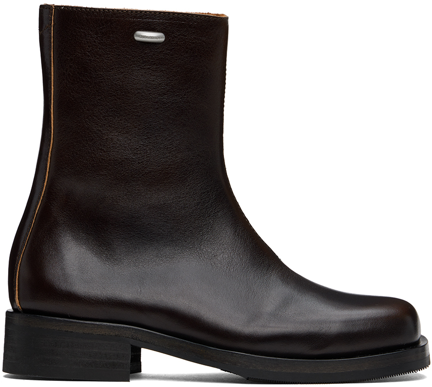 Shop Our Legacy Brown Camion Boots In Deep Americano