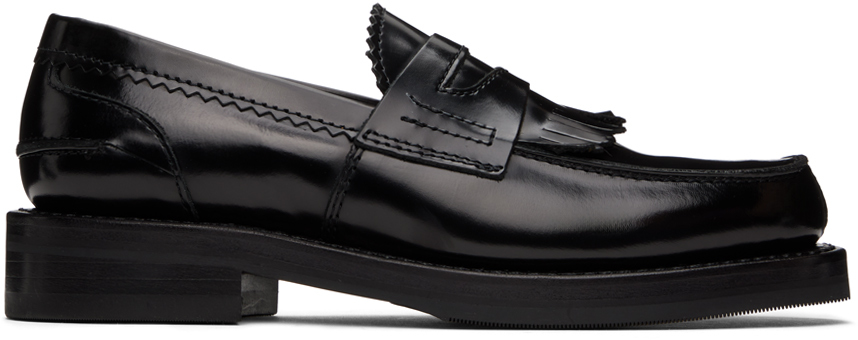 Shop Our Legacy Black Fringed Loafers