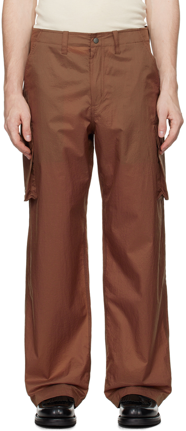 Shop Our Legacy Brown Mount Cargo Pants In Golden Brown Tactile