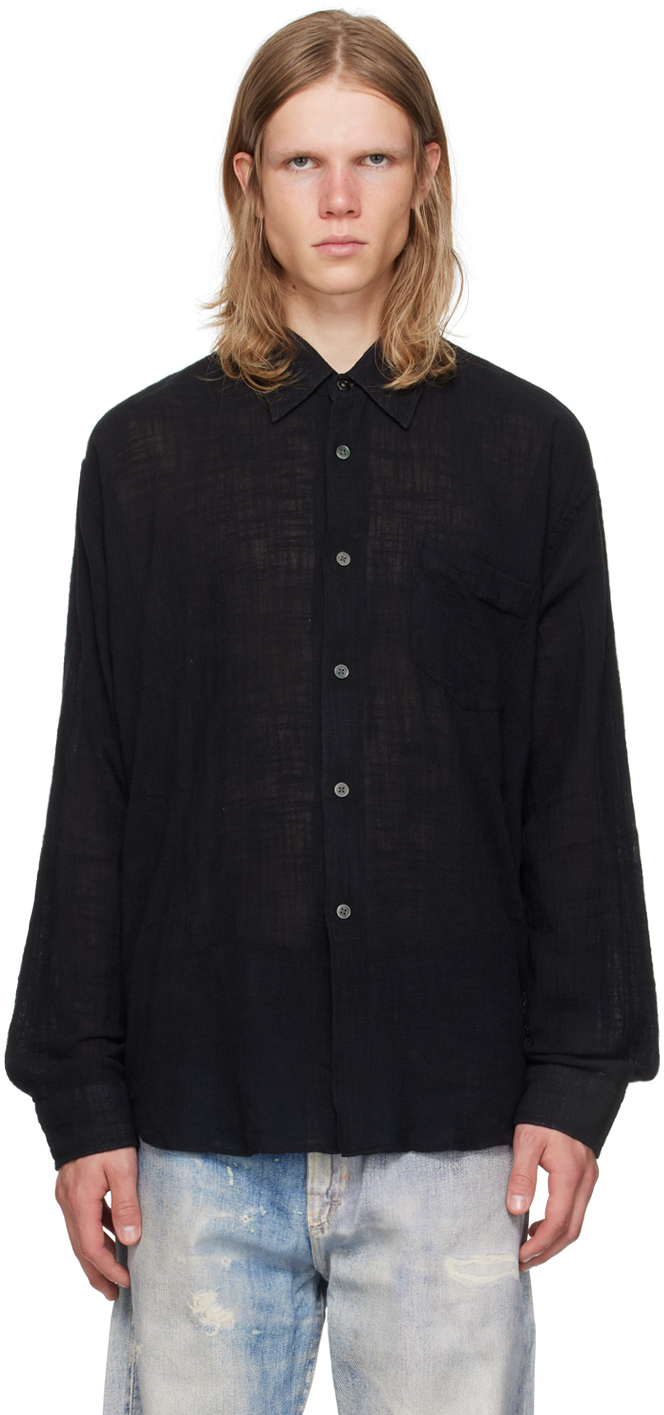 Shop Our Legacy Black Coco Shirt In Washed Black Air Cot