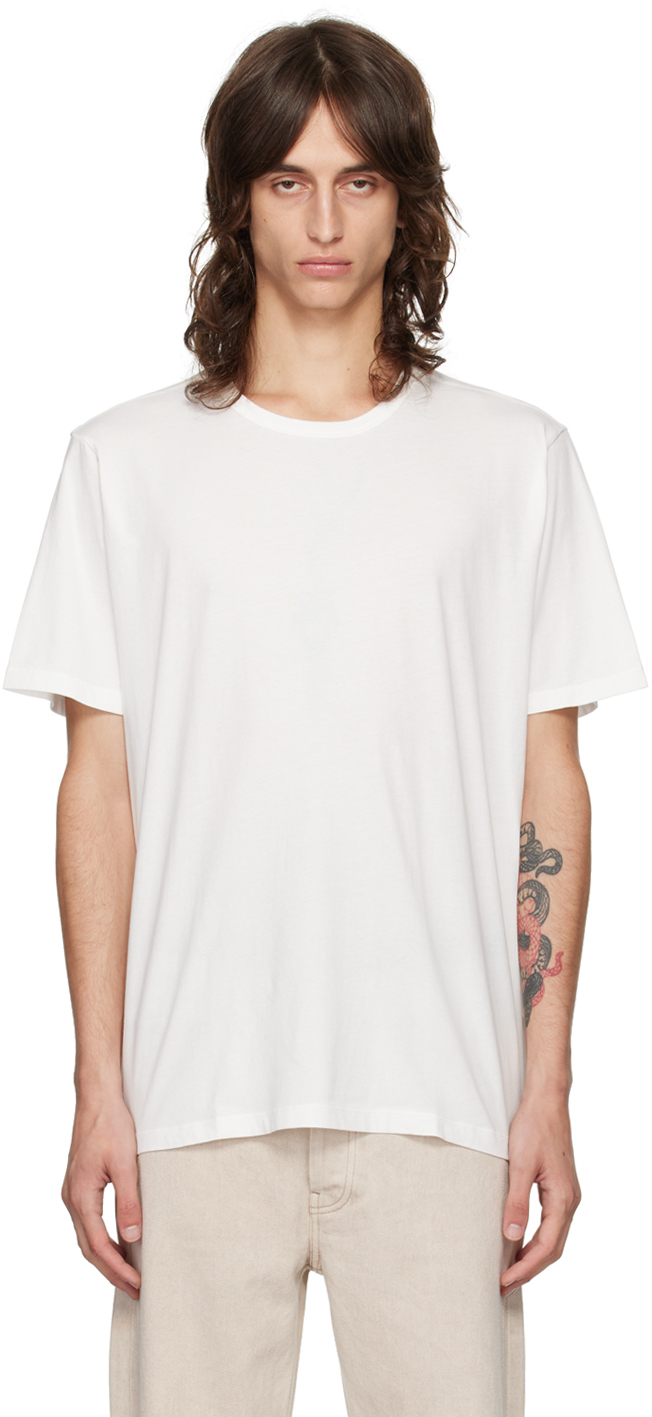 Shop Our Legacy White New Box T-shirt In White Clean Jersey