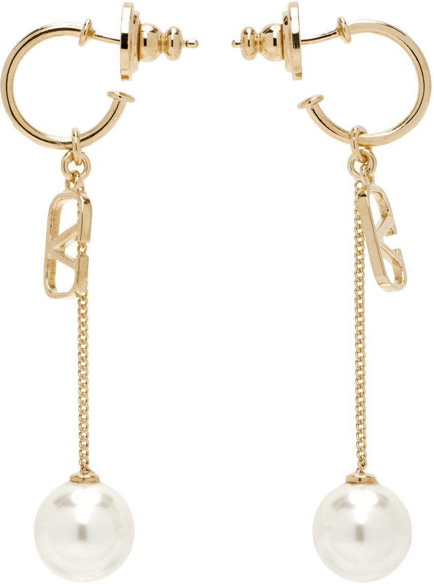 Gold Perla 8mm Earrings
