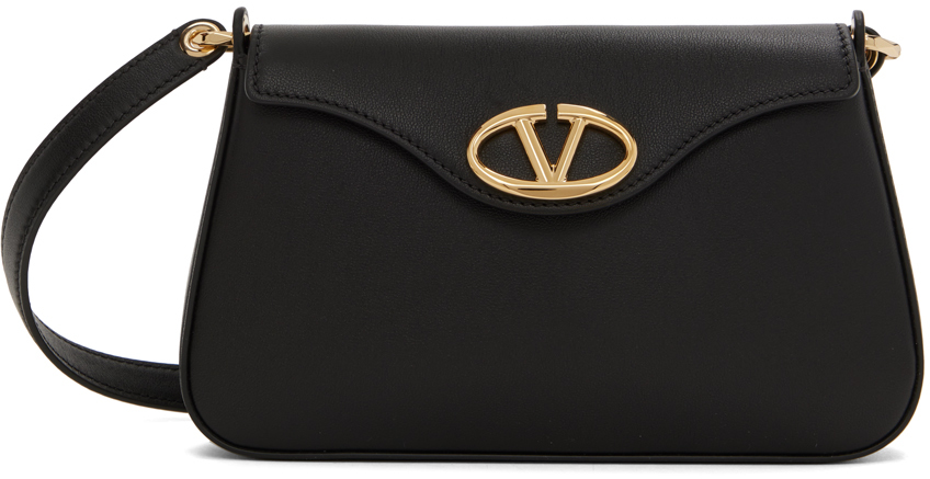 Black VLogo 'The Bold Edition' Mini Bag