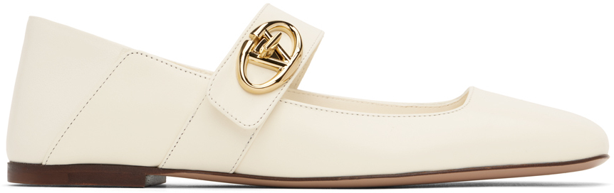 Valentino Garavaniのオフホワイト VLogo Locker メリージェーン