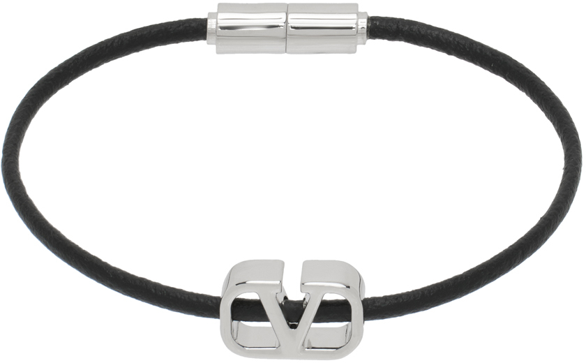 Black VLogo Signature Bracelet