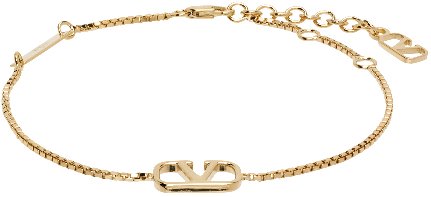 Gold VLogo Signature Bracelet