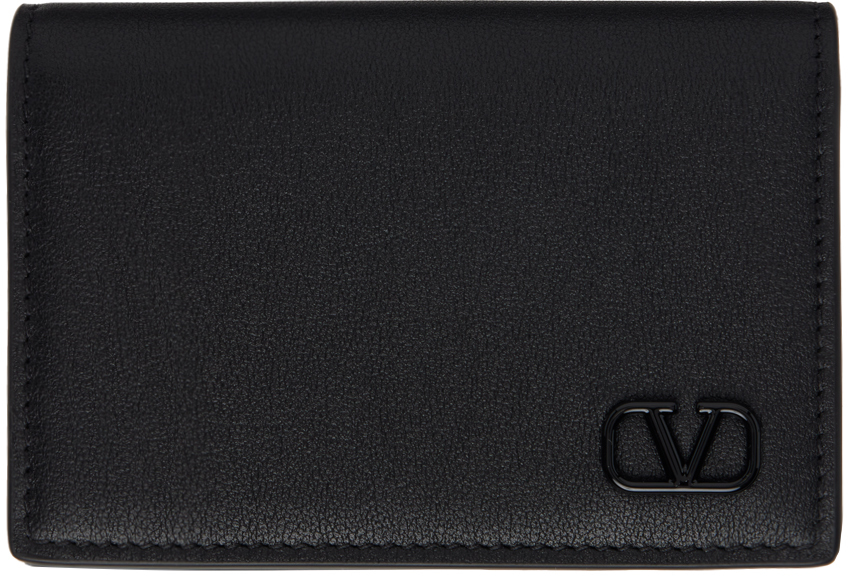 Black VLogo Signature Card Holder