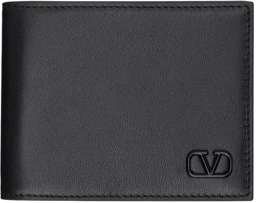 Black VLogo Signature Wallet