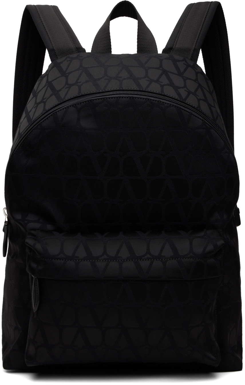 Black Toile Iconographe Backpack