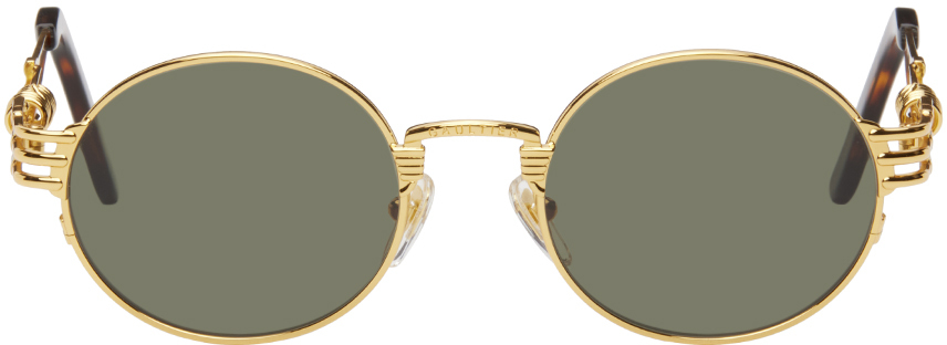 Jean Paul Gaultier: Gold 56-6106 Sunglasses | SSENSE