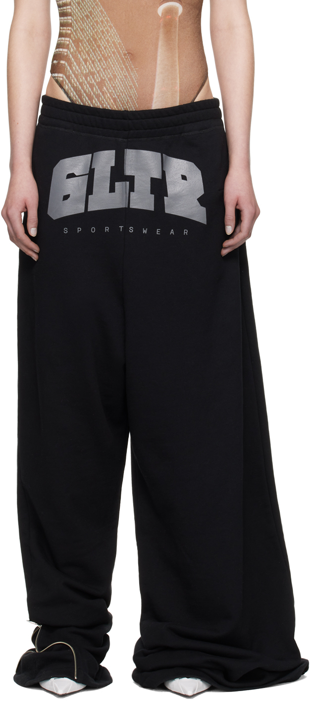 Shop Jean Paul Gaultier Black Shayne Oliver Edition Lounge Pants In 00 Black