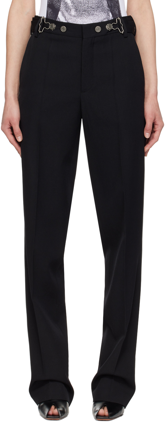 Pantalon Jean Paul Gaultier Menotté - Beige, Taille 42/6, Neuf Sans Étiquette - Italie